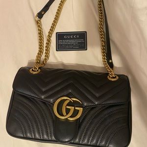 GUCCI MARMONT MATELASŚE GG Purse 🖤
